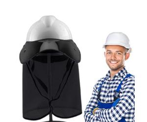 Casque de protection contre le soleil et le cou | Protection UV pour casque - Séchage rapide - Pare-soleil pour construction, aménagement paysager extérieur, coup de chaleur