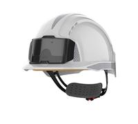 Casque de protection JSP EVOlite visière standard avec porte-badges