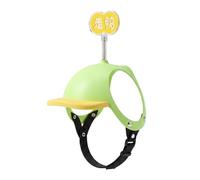 Casque de Protection réglable pour Petits Chiens - Vélo et extérieur | Matériau PP durable avec sangles réglables, conçu pour la sécurité des petits chiens lors de vos sorties. Vert S