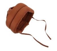 Casque de Protection Senior Anti-chute, Réglable, Coton Café | Mousse Rembourrée, Trous D’aération, Usage Quotidien et Jardinage, Léger, Superposition avec Bonnet