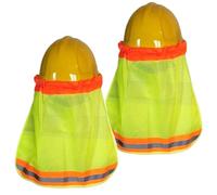 Casque de protection solaire - Cache-cou à bord complet | Tour de cou réglable Protection UV Bouclier Accessoires de casque pour escalade, construction, jardinage