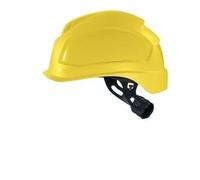 Casque de protection uvex pheos ABS B-S-WR 9772171 jaune avec aérations