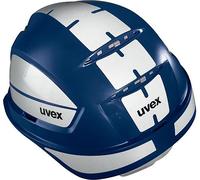 Casque de protection uvex pheos B 9772526 bleu avec aérations