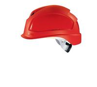 Casque de protection uvex pheos B-S-WR 9772332 rouge avec aérations