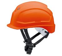 Casque de Protection uvex pheos S-KR | Casque de Sécurité avec Mentonnière | Casque de Travail Chantier avec Visière Courte et Encoches Latérales Euroslot pour Coquilles Anti-Bruit