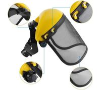 Casque de Protection Visière Sécurité Grillagée de Forestier Chapeau Masque pour Trononneuse Jardinage Coupe Débroussail 130081