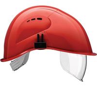 Casque de protection VisorLight rouge carmin PE EN 397 VOSS