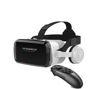 Casque de réalité virtuelle 3D compatible avec iPhone 15 16 Pro Max Mini X R 11 12 Samsung 4,7-6,7" Android Lunettes de réalité virtuelle 3D pour films et jeux vidéo IMAX avec télécommande