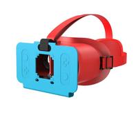 Casque de réalité virtuelle avancée compatible avec Nintendo Switch2, lunettes de réalité virtuelle avec objectifs HD réglables et sangle de tête confortable compatible avec Switch 2 (bleu rouge)