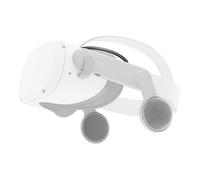 Logitech Casque VR Chorus pour Meta Quest 2 – Léger, audio immersif, Flip-to-Mute, USB-C – Blanc