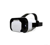 Casque de réalité virtuelle, pour iPhone pour smartphones Android 4,7-6,5 pouces lentilles réglables immersives 3D VR lunettes ABS léger