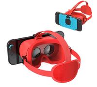 Casque de réalité virtuelle pour Nintendo Switch 2 avec objectifs HD réglables et sangle de tête confortable, lunettes 3D pour accessoires Switch 2 (bleu rouge)