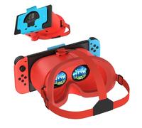 Casque de réalité virtuelle pour Nintendo Switch et modèle OLED amélioré, lunettes de réalité virtuelle avec lentilles HD réglables, sangle de tête confortable, lunettes 3D pour Nintendo Switch OLED