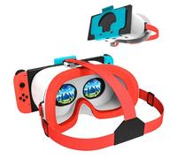 Casque de réalité virtuelle pour Nintendo Switch et modèle OLED, améliorez vos jeux Switch 1/OLED VR avec des lunettes 3D de réalité virtuelle, des lentilles HD réglables et une sangle de tête