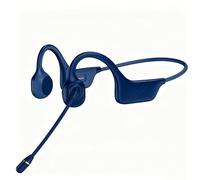 Casque de réunion à oreilles ouvertes avec micro rotatif antibruit, conduction osseuse Bluetooth 5.4 avec sourdine à une touche et charge magnétique pour une utilisation toute la journée, parfait pour