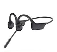 Casque de réunion à oreilles ouvertes avec micro rotatif antibruit, conduction osseuse, Bluetooth 5.4, casque avec sourdine à une touche et charge magnétique pour une utilisation toute la journée