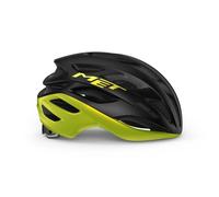 Casque de route MET Estro Mips - noir lime jaune métallique/brillant - L