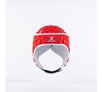 Casque Rugby Gilbert XP 250 rouge (Headguard), tailles senior/junior (XL)