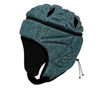 Casque de Rugby Premium Shell headprotect -Chef Respirant Hockey pour Adultes, Vert foncé