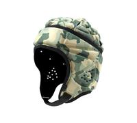 Casque de rugby réglable pour enfants - Casque de rugby doux et respirant avec sangle de menton pour garçons, enfants, adolescents - Style B
