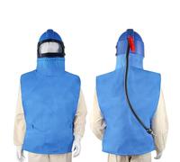Casque de sablage Casque de sablage à alimentation en air sûre avec protections des épaules protections de la cagoule de sablage, casque de sablage Cagoule de sablage Outil