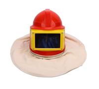 Casque de sableuse, lentille double couche et conception de cape d'épaule, type d'alimentation en air pour peinture par pulvérisation et sablage, 1 pièce, premium, pour les