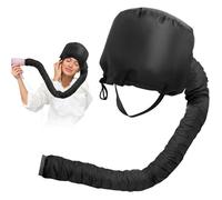 Casque de Séchage Professionnel - Diffusion d'Air Uniforme pour Sèchage Sans Dommage - Soin Profondeur Salon à Domicile - Noir