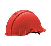 Casque de protection 3M G3000 G30NUR en rouge, ventilé, avec uvicator, cliquet et bande de soudure en plastique x1 morceau
