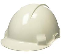 3M Casque de sécurité G3001 blanc non ventilé, harnais à crémaillère, basane synthétique