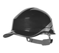 Casque de sécurité à bouton-poussoir haut de gamme Delta Plus Diamond V noir