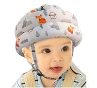 Casque de Sécurité Bébé,Bébé Head Protector,Casque Anti Chute Bebe,pour l'enfant qui apprend à marcher et à ramper-Gris