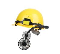 Casque de Sécurité - Casque de Travail Ventilé - Ventilateur Rechargeable à Angle Réglable pour Chantiers Extérieurs Construction et Sylviculture