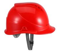 Casque de Sécurité de Chantier Ventilé ABS Jaune pour Travaux | Protection de Tête, Sangle Réglable, Usage Chantier Électrique, Coiffe Aérée, pour Ouvriers du Bâtiment
