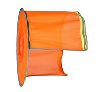 Casque de sécurité général Housse pare-soleil Fermetures éclair amovibles Le tissu respirant pour la construction Jardin Jardin Casque de sécurité Casque Ombre Bloquer l'ombre