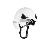 Casque de Sécurité Industriel Visière Suspension à Cliquet 6 Points ABS Blanc M-5015