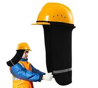 Casque de sécurité | Pare-soleil réfléchissant en maille filet - Protection solaire respirante - Casque de protection solaire pour la protection du cou, le travail d'été, les rayons UV et les coups de