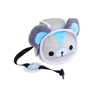 Casque de sécurité pour bébé Eyand - Casque de protection respirant réglable pour les tout-petits, apprendre à marcher, chapeau de protection de tête confortable pour bébé (ours gris)