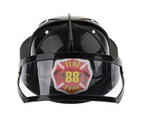 Casque de sécurité réglable pour pompier Noir