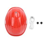Casque de sécurité ventilé, résistance supérieure aux Chocs, Double Ventilateur, Affichage numérique, Casque de sécurité Anti-Pluie avec lumière pour Le Transport de Construction