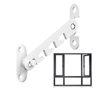 Casque de séjour - Restricteur réglable pour la sécurité des fenêtres et des portes | Capacalisation de loquet Jammer Barre de verrouillage Clip Retenue Contrôleur sur le support