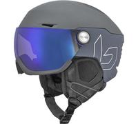 Bollé - Casque de ski à visière - V-Ryft Pure Grey Matte Photochromic - Taille 52-55 cm - Gris Gris 52-55 cm