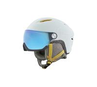 Casque de ski à visière BOLLE V-ATMOS (Ice White Matte - Photochromic Blue Cat 1 to 3) Mixte 55-59 cm