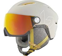 Casque de ski à visière BOLLE V-ATMOS (Oatmeal Matte - Photochromic Fire Red cat 1 to 3) Mixte L 59-62
