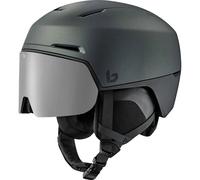 Casque de ski à visière BOLLE X-FUSION PURE (Forest Black Matte - Brown Gun Cat 2) Mixte 55-59 cm