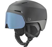 Casque de ski à visière BOLLE X-FUSION PURE (Mineral Black Matte - Brown Blue Cat 2) Mixte 59-62