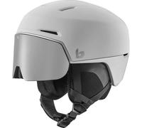 Casque de ski à visière BOLLE X-FUSION PURE (White Grey Matte - Brown Gun Cat 2) Mixte 59-62 cm