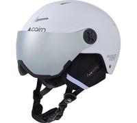 Cairn - Android Visor Junior Mat White - XS - Casque de ski avec visière