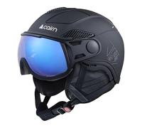 Casque de ski à visière CAIRN HELIOS LEATHER EVOLIGHT NXT (MAT BLACK) 53-55 cm