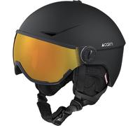 Casque de ski à visière CAIRN RISE II PHOTOCHROMIC (MAT BLACK) Cat 1-3 56-57