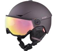 Casque de ski à visière CAIRN RISE II VISOR (MAT PRUNE) cat. 3 58-61